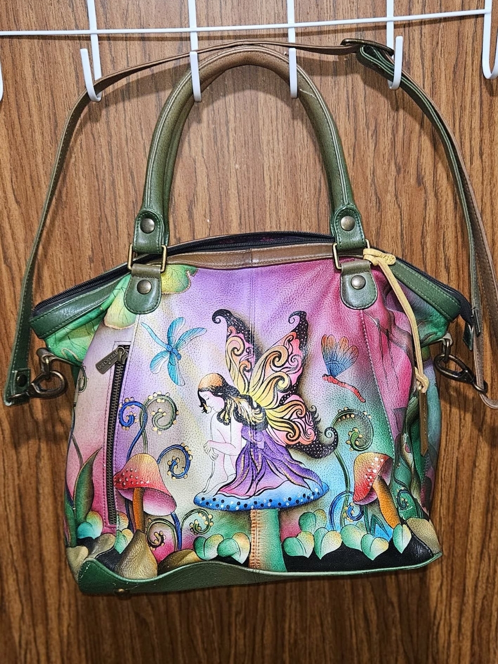 Anushka Whimsical Fairy Garden Satchel - Multicolor